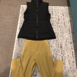Lulu lemon vest and pants